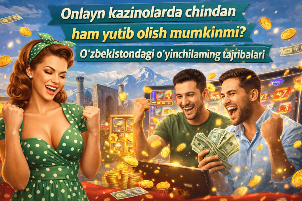 Onlayn kazinolarda chindan ham yutib olish mumkinmi O'zbekistondagi o'yinchilarning tajribalari img